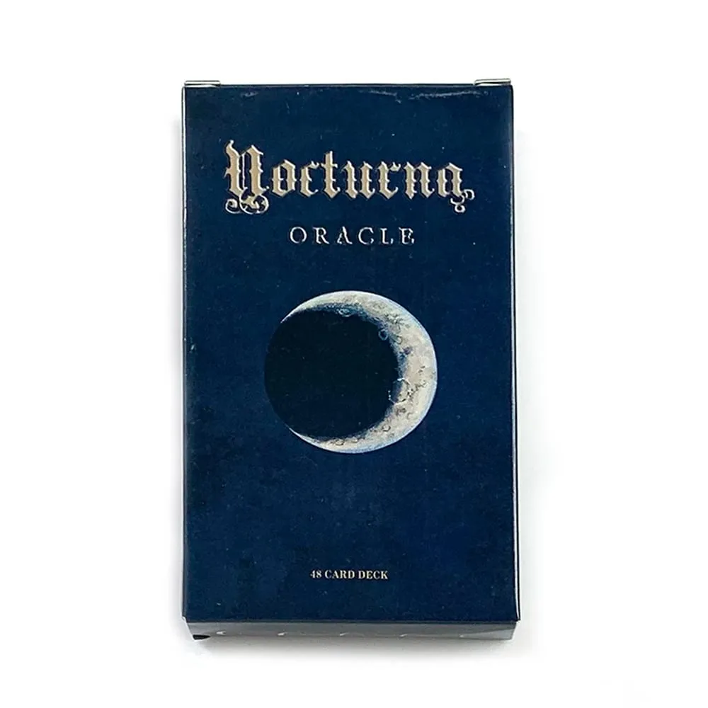 New Nocturna Oracle Deck A 48 Pcs Oracle Cards Mystical Artwork Durable & Portable Perfect For Spiritual Guidance & Collectors