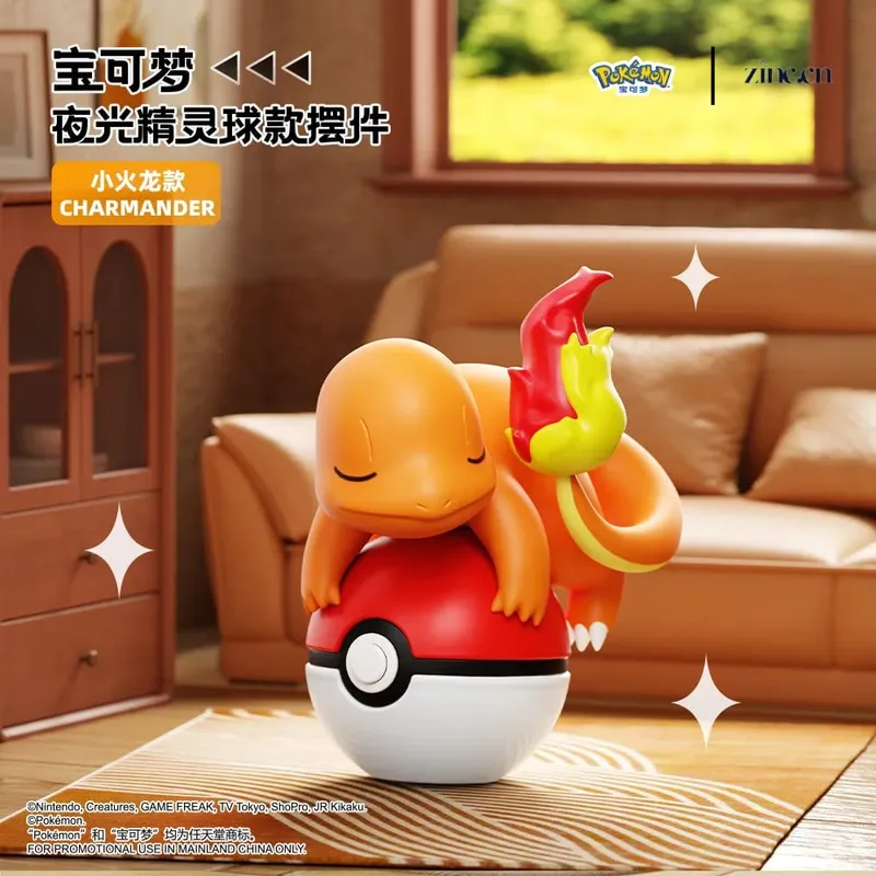 Genuine Pokemon Pikachu Eevee Psydusk Squirtle Charmander Bulbasaur Anime Action Figure Toy Doll Car Decoration Christmas Gift — image 7