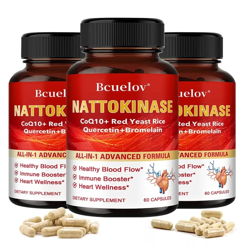 Nattokinase Capsules - Supports Heart and Circulatory Health Helps Maintain Daily Health Provides Energy Non-GMO — image 11