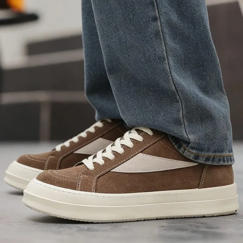 New Arrival Mens Casual Shoes Platform Male Sneakers Stylish Vulcanized Shoes for Man Hot Sale Casual Footwear Skateboard Shoes — image 3