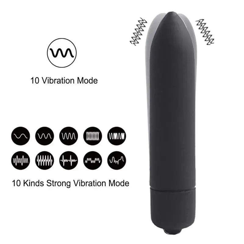 Mini Bullet Vibrator for Women Strong Vibrating Anal Plug Vagina Massager Thrusting Egg Masturbation Sex Toys for Couple — image 4