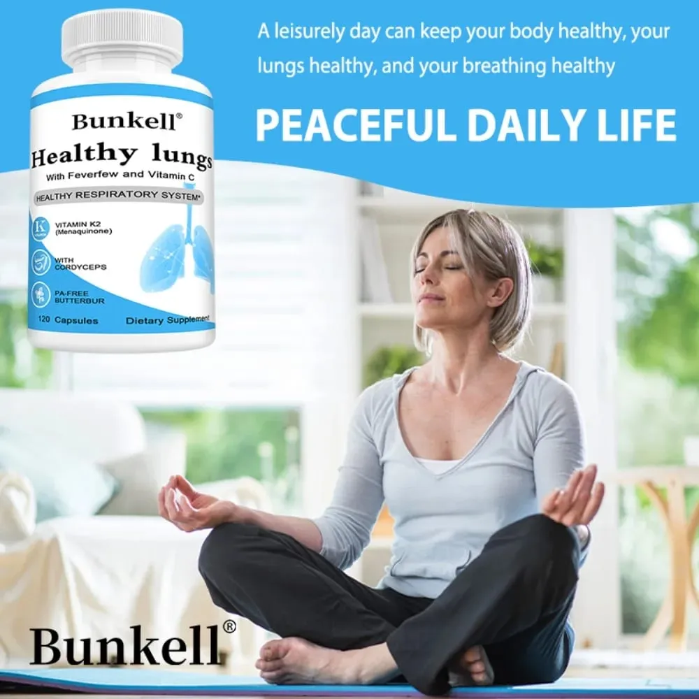 Lung Health Capsules with Vitamin C Balance Respiratory System and Skin Support Superior Respiratory Defense Bronchial Health — image 7