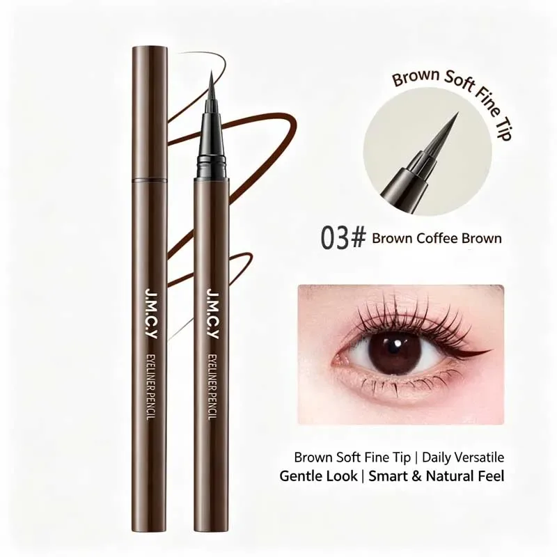 1 Pcs Black Color Eye Make-up Liquid Eyeliner Lasting Waterproof Non Fading Beauty Makeup Tools Quick Dry Non Halo Dye Eyeliner — image 9