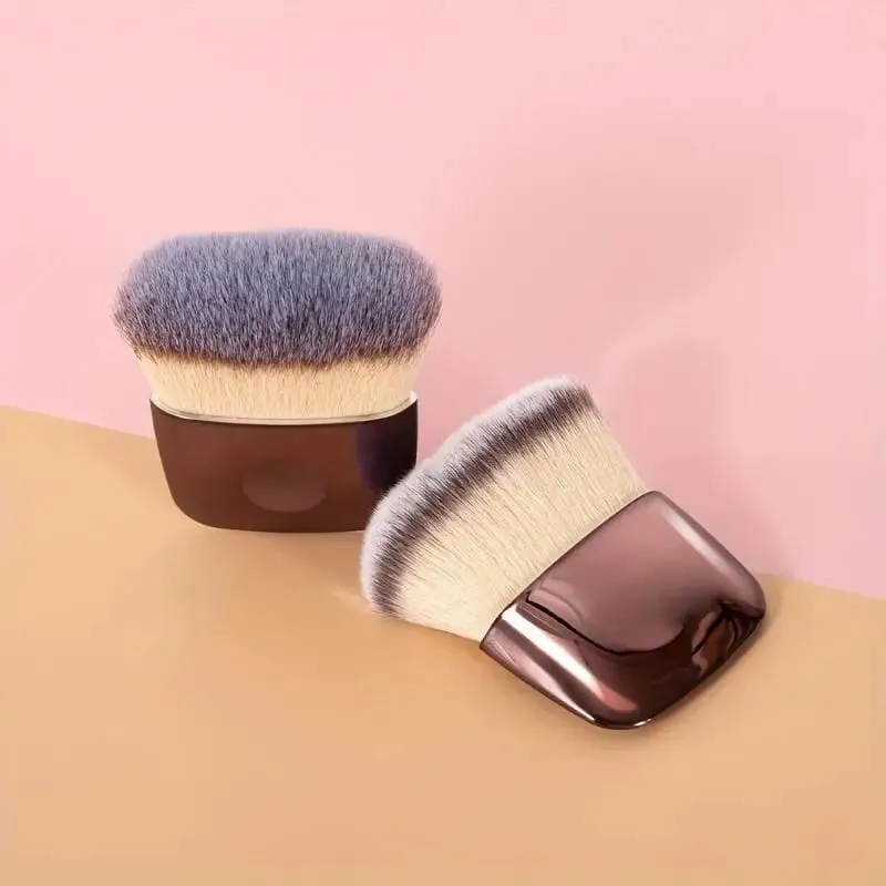 【B】1Pc Makeup Foundation Brush Blush Loose Powder Brush Kabuki Brush Multi-Function Cosmetics Make Up Brushes Beauty Supplies — image 1