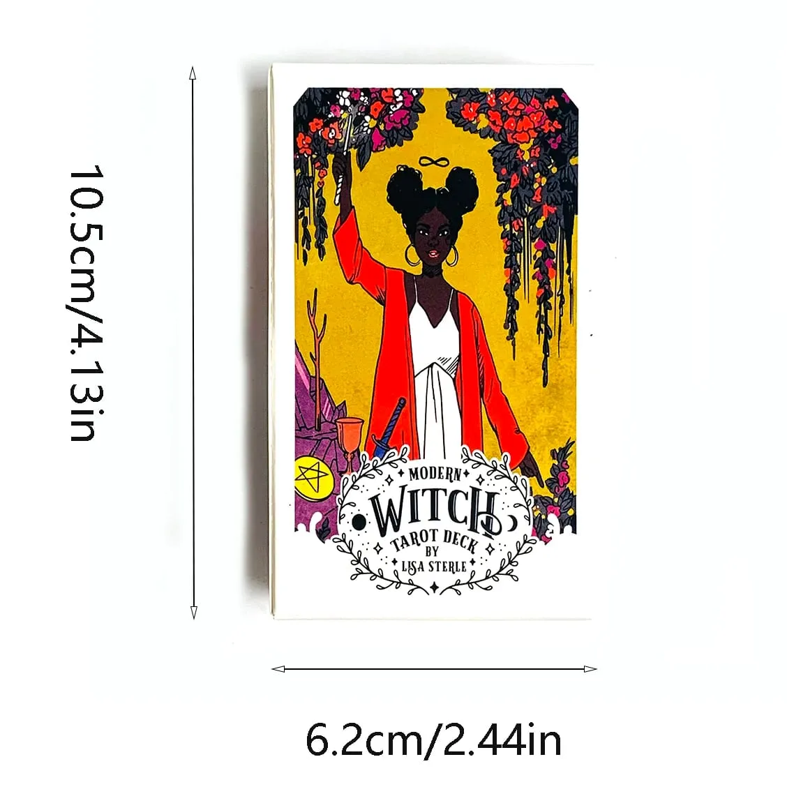 Modern Cadı Tarot Kartları 78 Güverte Oracle İngilizce Kehanet Borad Oyun Oynama, Yeni Başlayanlar İçin Mükemmel Kadın Kızlar Kişisel Kullanım — image 6