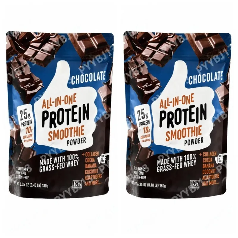 All-in-One Protein Powder Cookies Cream Protein Supplement Powder 25g Protein 10g Collagen Grass-Fed Whey For Men & Women 180g — image 8