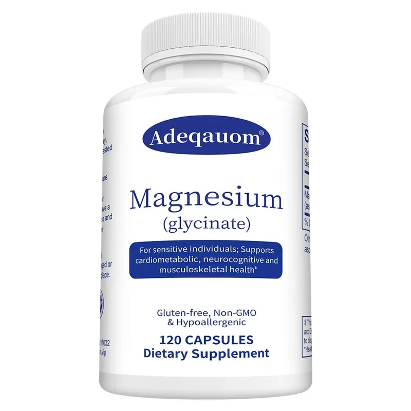 High Absorption Magnesium Glycinate Capsules – Dietary Supplement for Calm Support & Sleep for Adults — image 9
