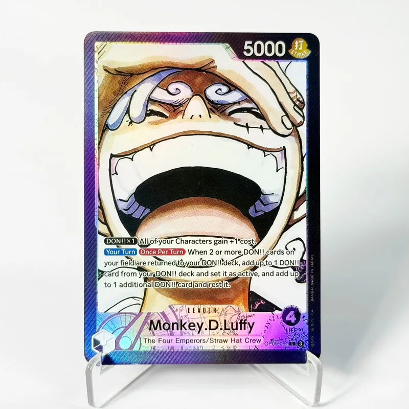 OP09 One Piece Emperors in the New World Curated Deck Luffy Shanks Roger Buggy Zoro Dragon Foil Textured Proxy Cards English — image 11