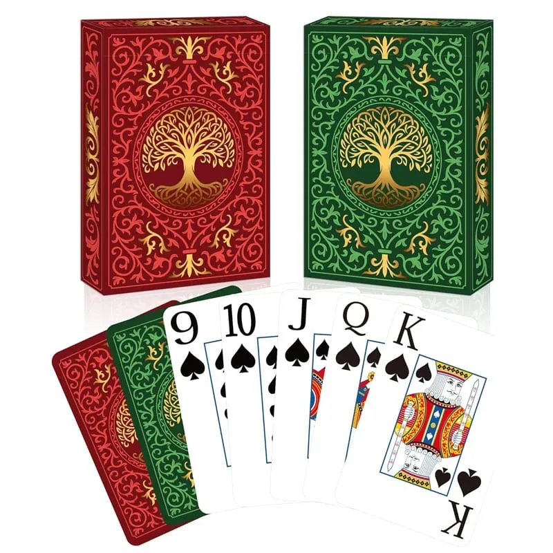 2 Pack Playing Cards | Large Print Playing Cards | Easy to Shuffle Premium Poker Cards for Card Games Family Game Night Table M — image 9