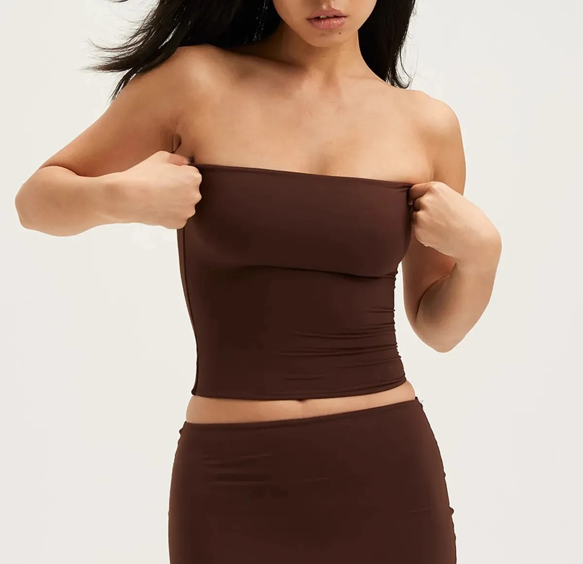 Tank Summer Women's Basic Tube Top Sexy Vest Fabric with High Elasticity and Skin-Friendly Top — image 11