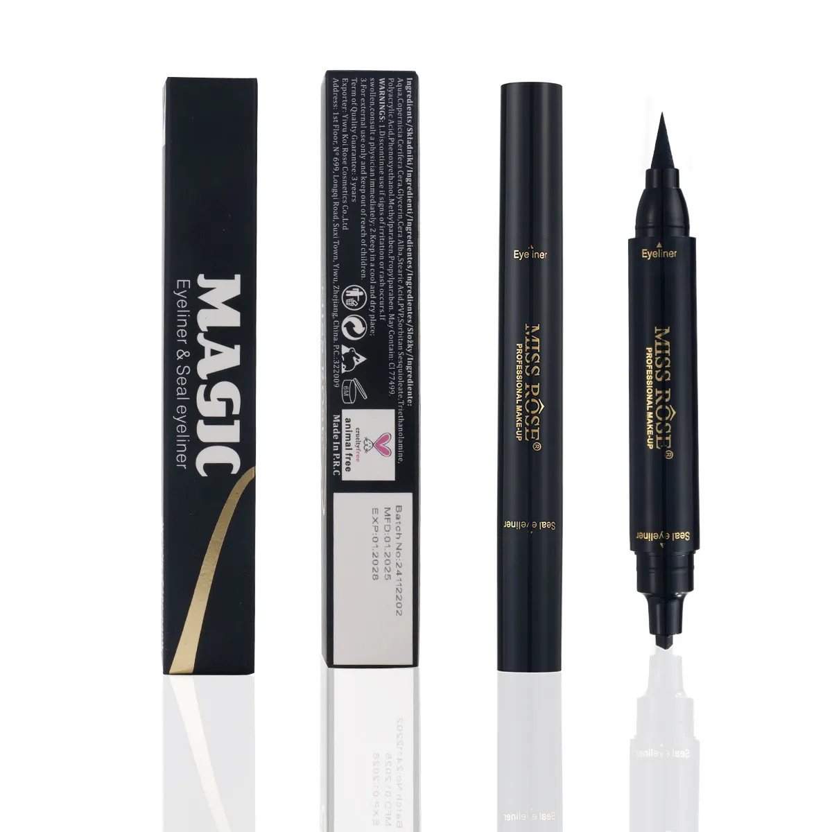 Black Eyeliner Liquid Long Lasting Eyeliner Pen Rich Delicate Color Smooth Application Daily Eye Makeup Cosmetic Pen — image 5