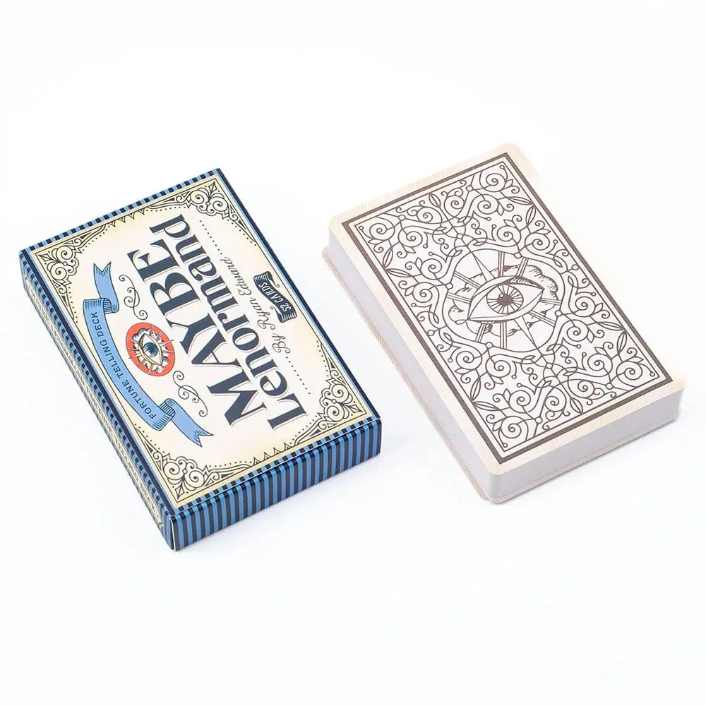 Talvez Lenormand 52 cartas baralho - tarô de adivinhação do destino para iniciantes para jogo de tabuleiro de festa de adivinhação 9,7x6,3cm — image 2