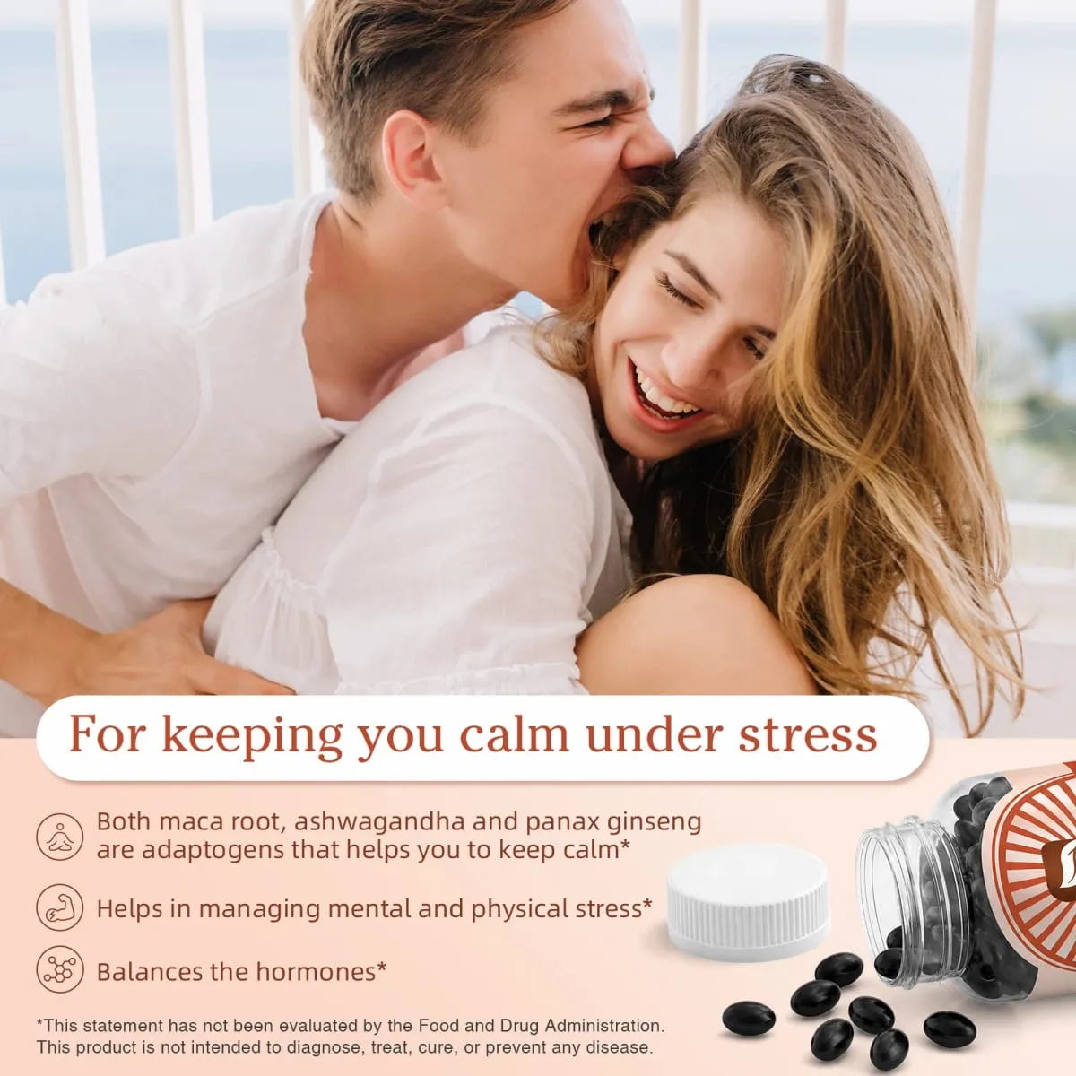Best Maca Capsules for Men Health with Red Yellow and Black Maca