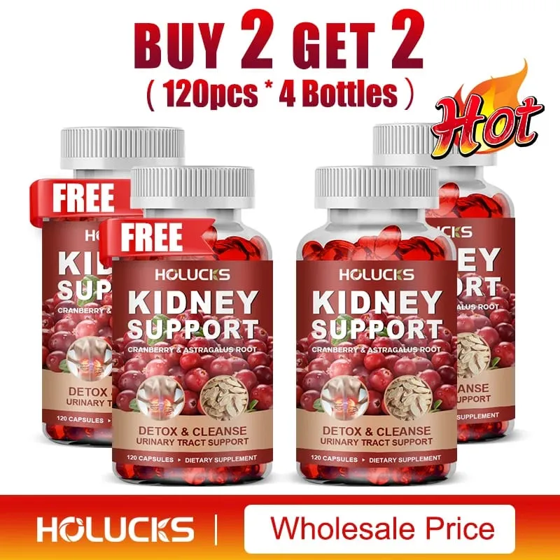 Kidney Cleanse & Detox Supplement with Cranberry Astragalus Root for Kidney Restore Support Bladder & Urinary Tract Health