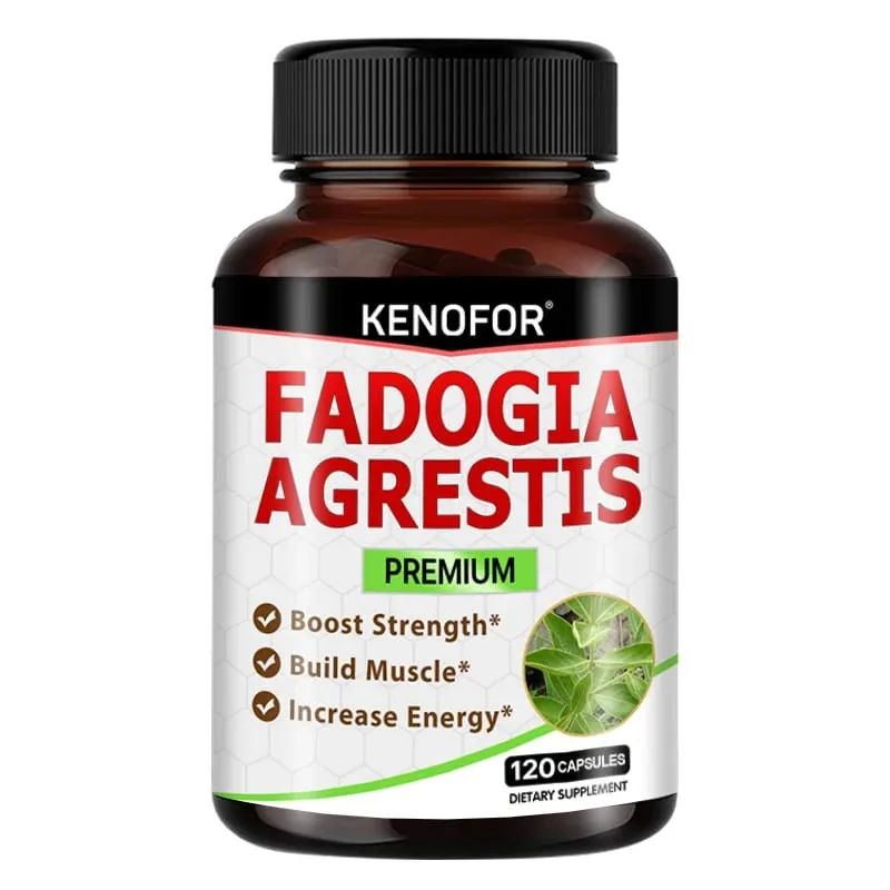 Fadogia Agrestis Capsules - [Maximum Strength] - Strength Drive Athletic Performance Muscle Mass Gluten Free Non-GMO