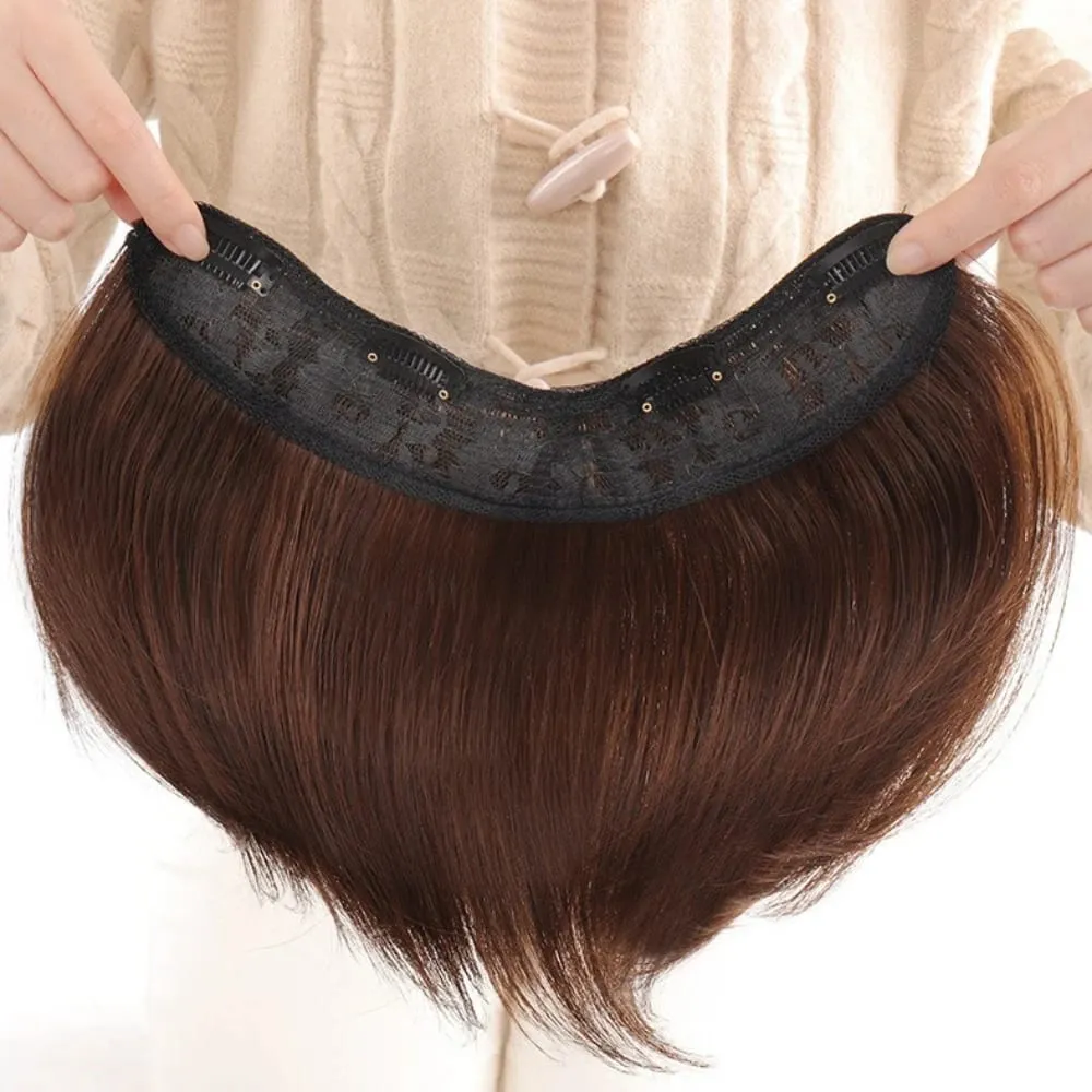20 ซม./30 ซม.ที่มองไม่เห็นตรง U-Shape Part วิกผม Pad Hairpiece สำหรับผู้หญิง One Piece คลิป-in Hair EXTENSION เพิ่มผมวิกผม — image 6