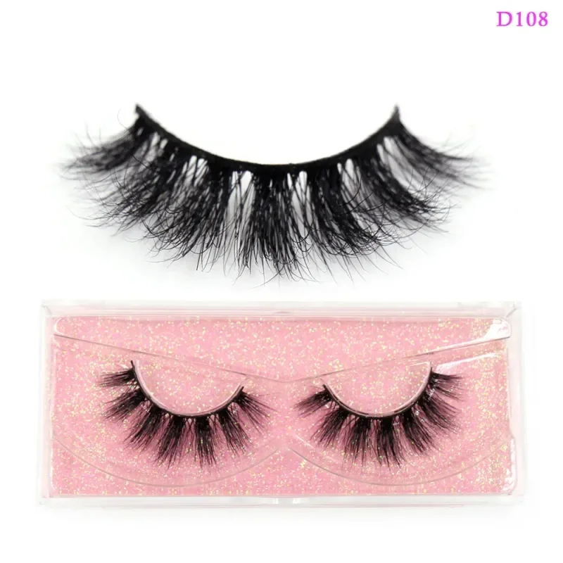 3D Mink Lashes Soft Hair False Eyelashes Fluffy Volume Wispy Fake Eyelashes Extension Makeup