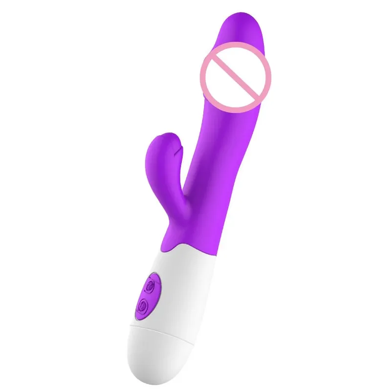 Anal Vagina Massage G-spot Masturbator Erotic Dildo Rabbit Vibrator Vibrators For Women 30 Frequency Dual Vibrating Sex Toys — image 8