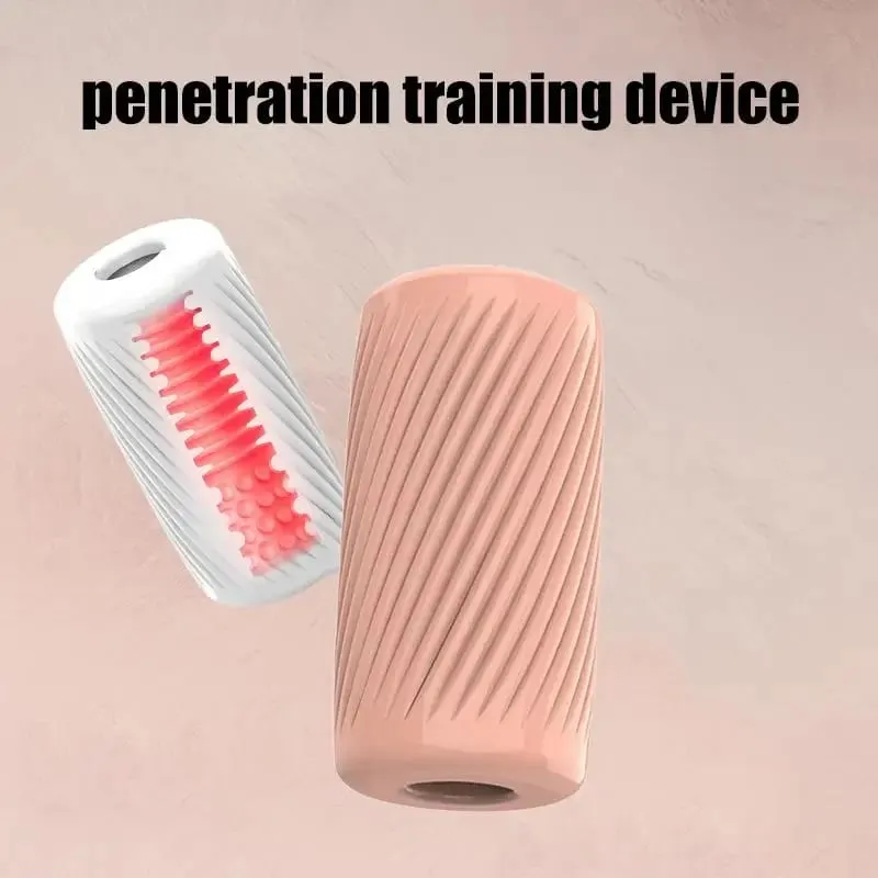 Male Stroker Cup Real Feel Masturbation Sleeve Reusable Pleasure Cup Portable Adult Sex Toy for Men Solo Enjoyment