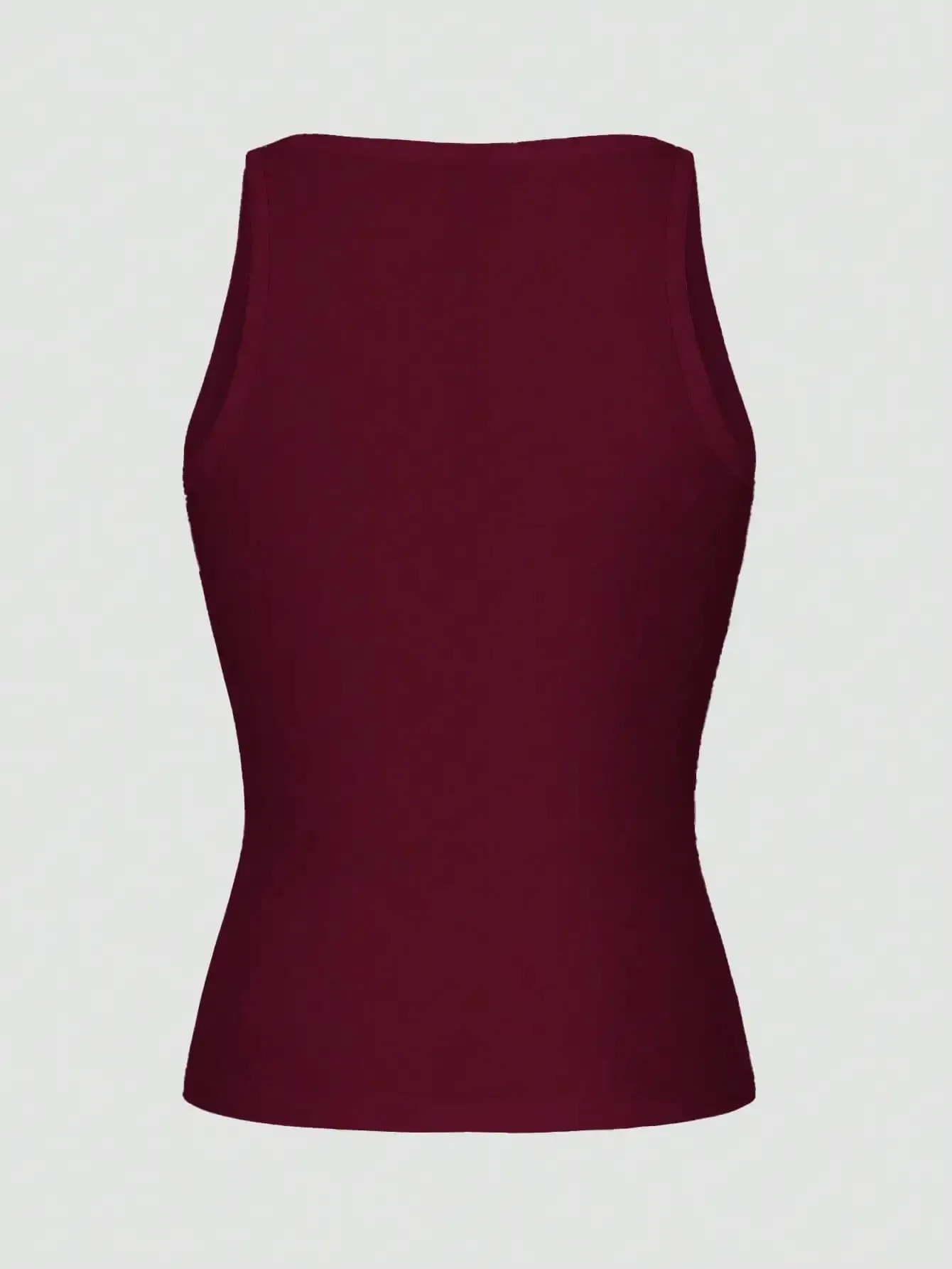 Ärmelloses Crop-Tanktop aus Rippstrick für Damen mit V-Ausschnitt, 3er-Pack, figurbetontes, einfarbiges Cami-Top-Set