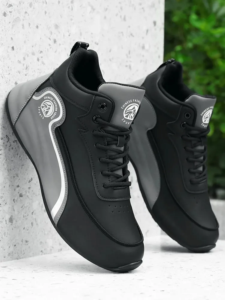 High-Top Casual Sneakers for Men Trendy Thick-Soled Dad Shoes Breathable Soft-Soled Non-Slip Versatile Men's Shoes Everyday Commuting Height-Increasing Sports Trendy Shoes 9 — image 9