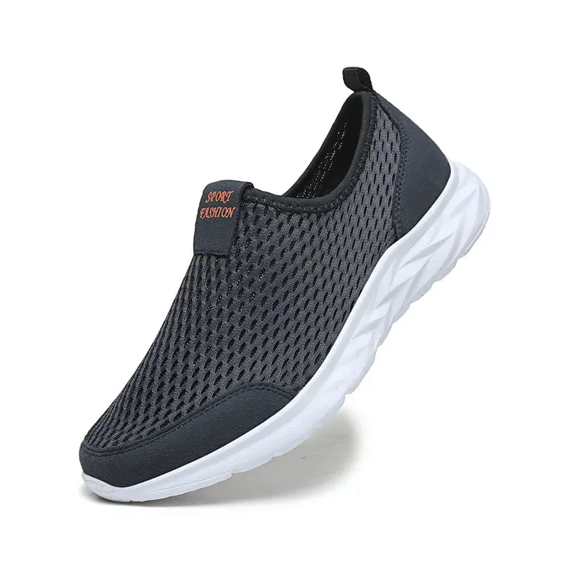 Men Shoes Sneakers Brand Man Casual Flats Shoes Loafers Slip on Male Mesh Big Size 48 Breathable Spring Autumn Summer 2026 New — image 8