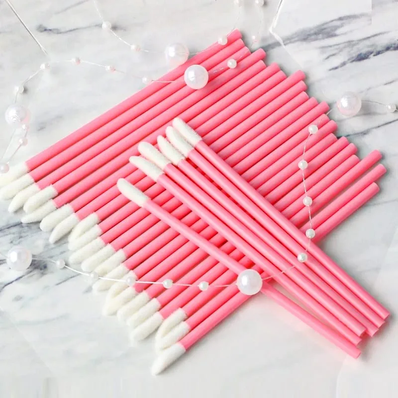 Großhandel 250/500/1000 Stück Lippenpinsel Mascara Wands Applikatoren Reinigung Kosmetik Lippenstift Mikropinsel Make-up-Tools in großen Mengen