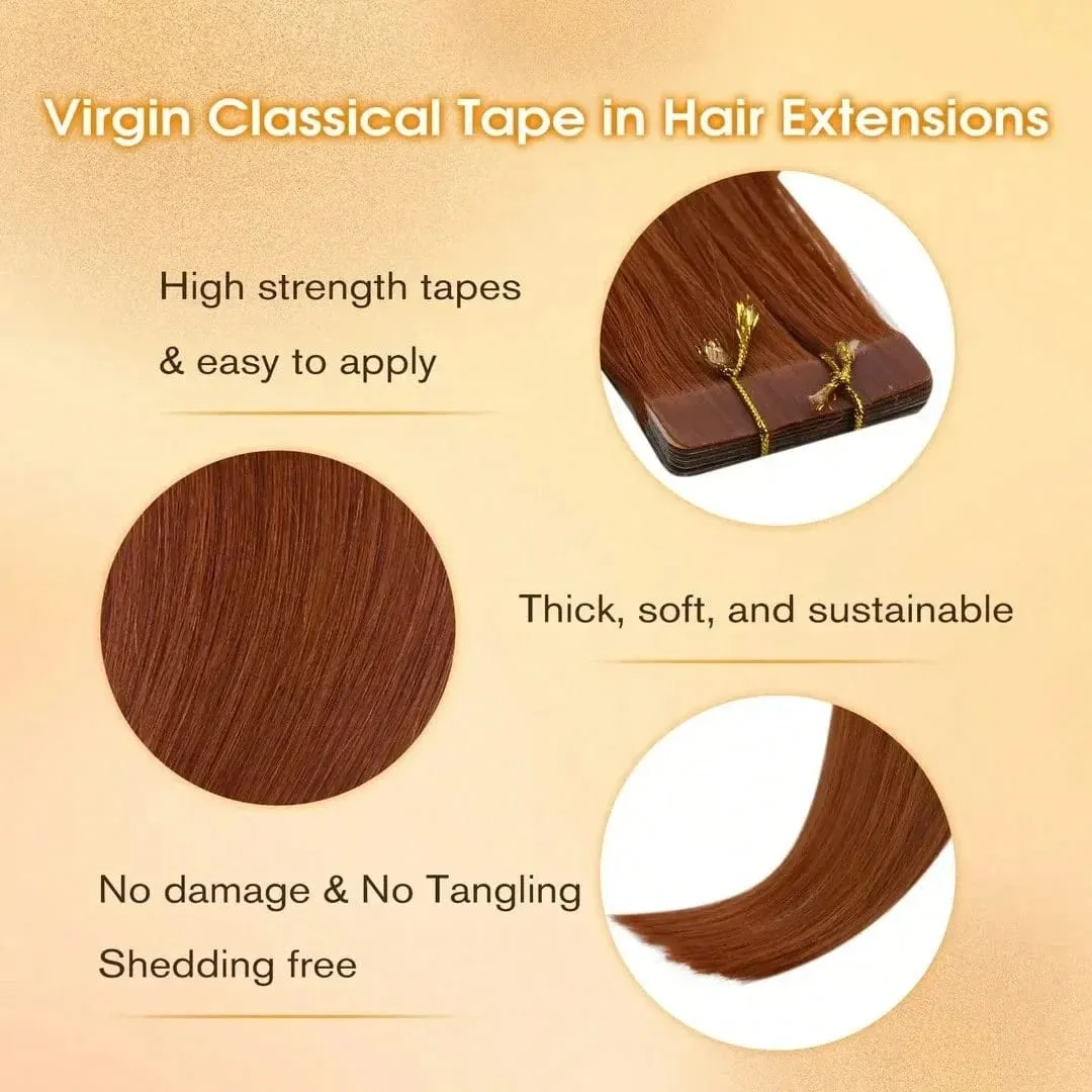 Jessie's Wig #33 16-26inch Tape In Hair Extensions 20pcs/Pack 50g Remy Silky Straight Human Hair Extensions For Volume Add — image 5