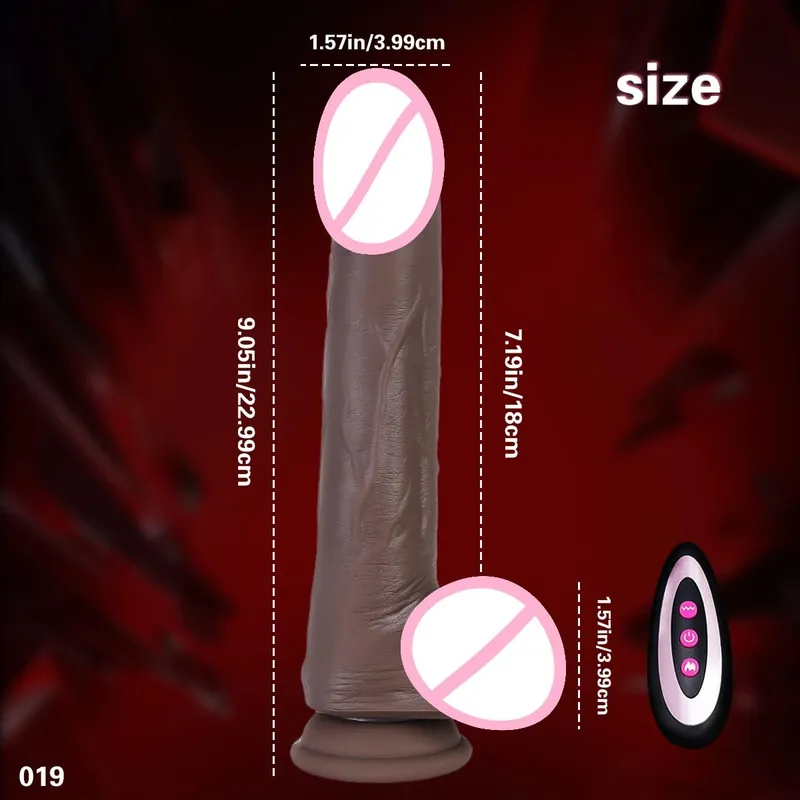 Dildo 1pc Adult Sex Toy Stimulates G-Spot Anal 22cm Thrust Dildo Vibrator 10 Vibration Mode and Suction Cup Suitable for Couples — image 8