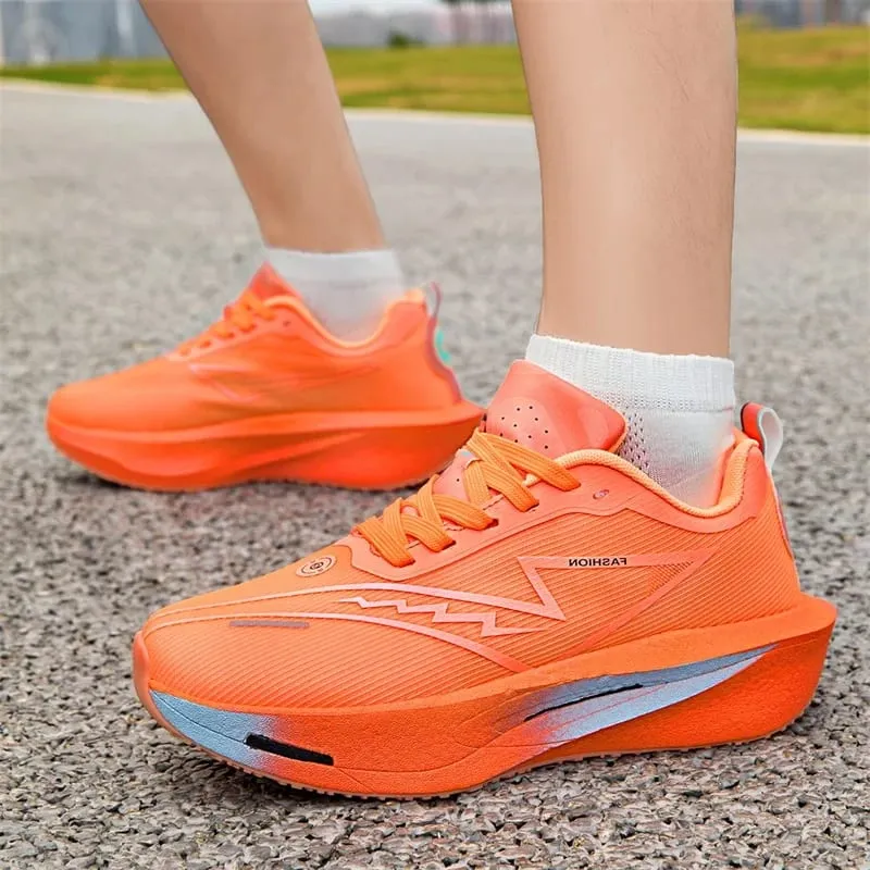 Marathon Men Running Shoes Carbon Board Speciality Sports Breathable Lightweight Women's Comfortable Athletic Chunta Sneakers — image 3