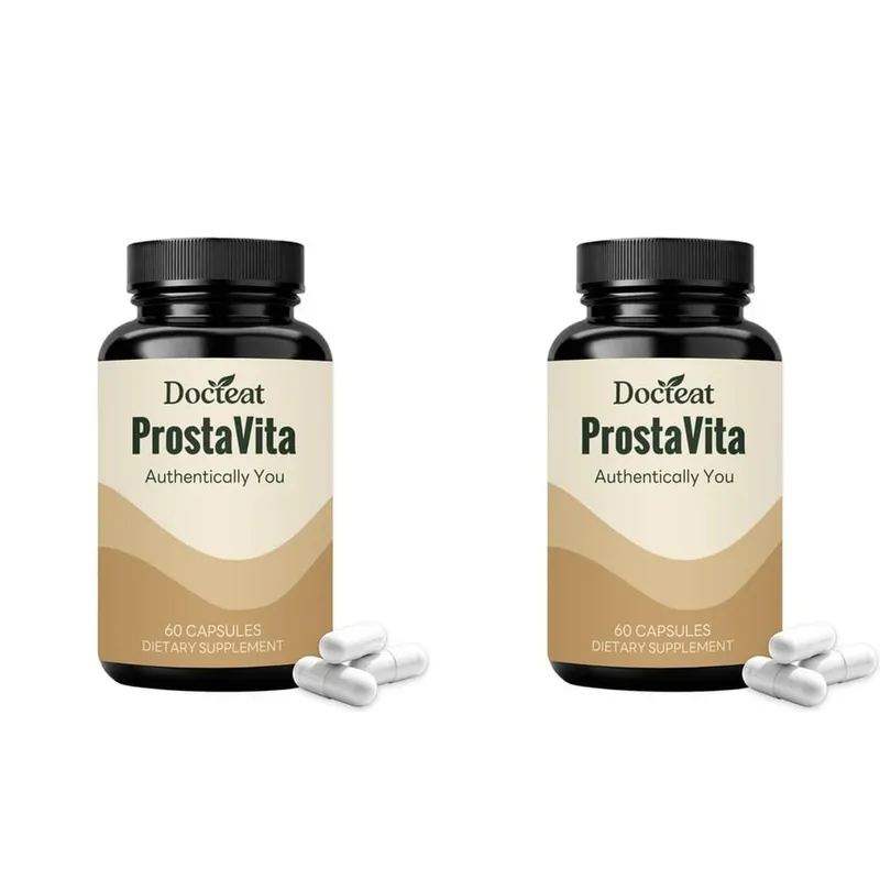 Docteat ProstaVita Men's Prostate Health Capsules with Beta-Sitosterol Saw Palmetto Pumpkin Seed and Lycopene 60 Count — image 9