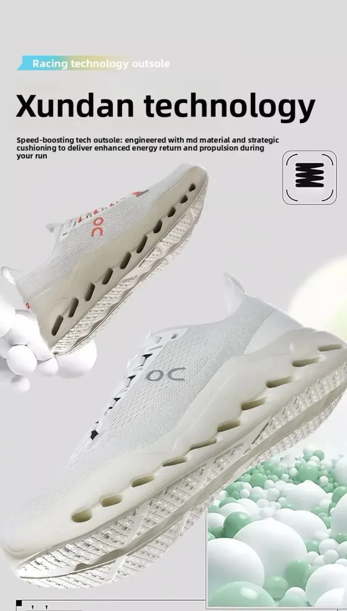Men's Running Shoes Breathable Mesh Shock Absorption Hollow Out Sole Lightweight Sports Sneakers Non-slip Walking Shoes — image 10