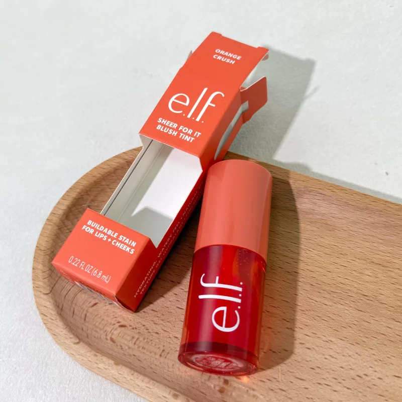 Bán chạy nhất Elf công dụng kép Liquid Blush Lip Gloss Dưỡng ẩm liên tục Tạo bột làm sáng tự nhiên Mỹ phẩm Blusher dạng lỏng