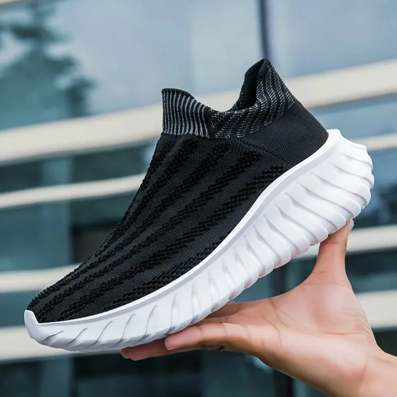 Men Running Walking sock Shoes Women Thick Sole Fashion Casual Sneakers Breathable Sport shoes Couple Sneakers Casual Shoes — image 5