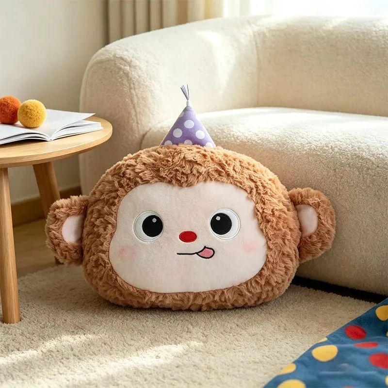 40CM Kawaii Cartoon Animal Plush Pillow Soft Stuffed Soft Fox Sheep Frog Cat Seal Dog Pig Cushion Funny Home Decoration Gifts — image 11