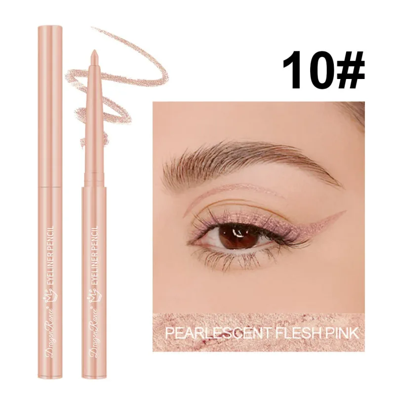 Waterproof Black Brown Eyeliner Gel Pencil Matte Smooth Quick Dry Easy Wear Pearlescent Eyeshadow Eye Liner Pen Makeup for Eyes — image 15