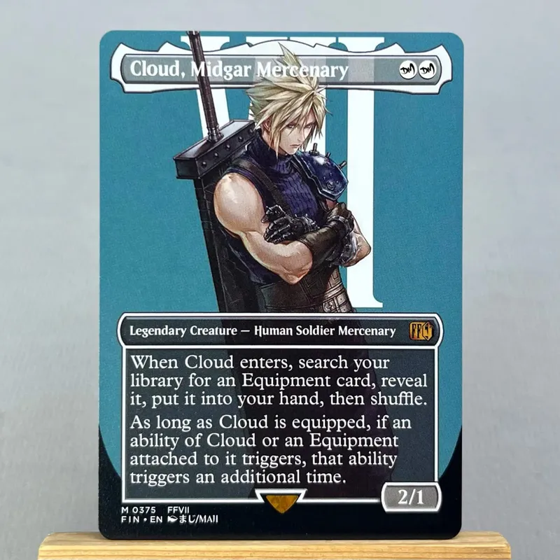 FIN HOLO14-Ⅰ01 Tcg Proxy Cards Vivi Ornitier Sephiroth Fabled SOLDIER Summon Bahamut Cloud Midgar Mercenary