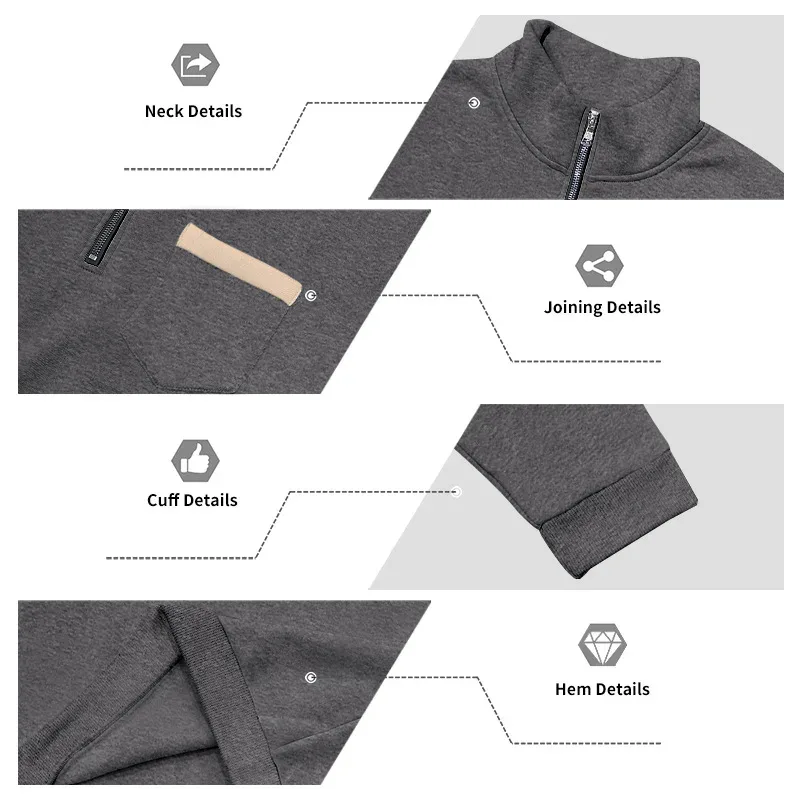 Men 2026 Autumn Winter Hot Item Fleece Lined Stand Collar Loose Vintage Sweatshirt Casual Commuter Fashion Male Daily Outerwear