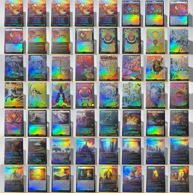Tcg Proxy Cards Custom 56-Card Proxy Deck Set–High Quality The One Ring Complete Tabletop Strategy Card Set