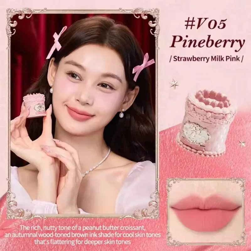 Flowerknows Strawberry Cupid All-In One Gift Box Makeup Kit Professional Palette Swan Blusher Blush Set Lip Cream Flower Knows — image 4