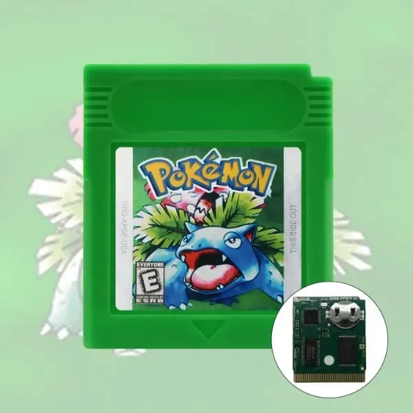 GB/GBC RTC Pokemon Blue/Crystal/Green/Gold/Red/Silver/Yellow Video Game Cartridge with Battery USA Version — image 8