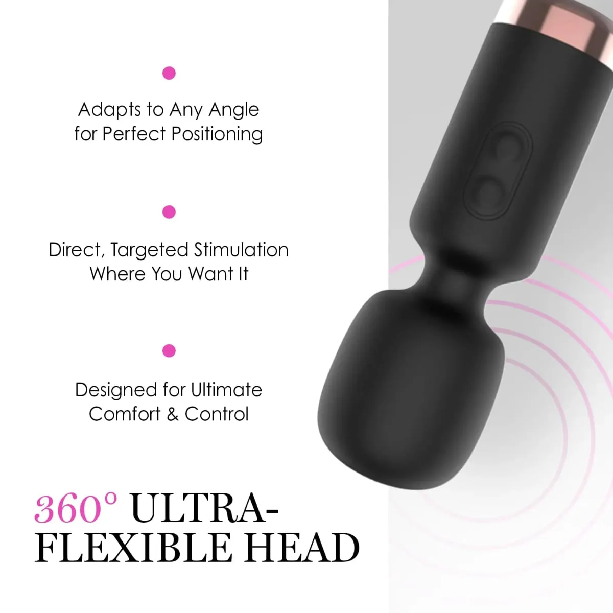 Mini estimulador de clitóris av vibrador varinha com 10 modos de vibração vibração portátil para ponto g mamilo brinquedo sexual adulto massageador