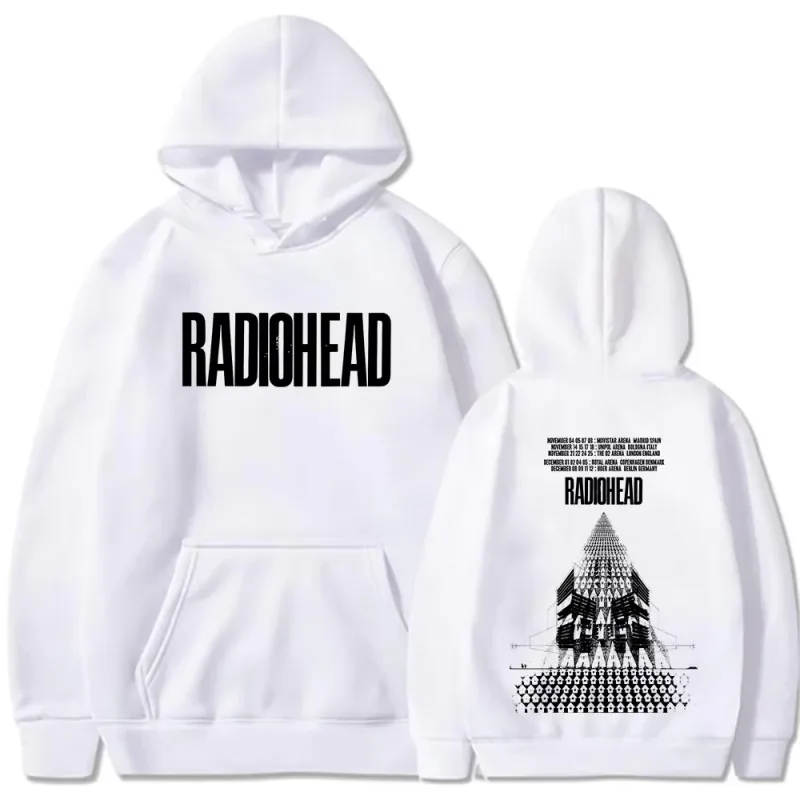 Rock Band Radiohead Return To The Road European Tour Fans Gift Hoodies Men's Women Clothing Fashion Oversized Hooded Sweatshirts — image 2