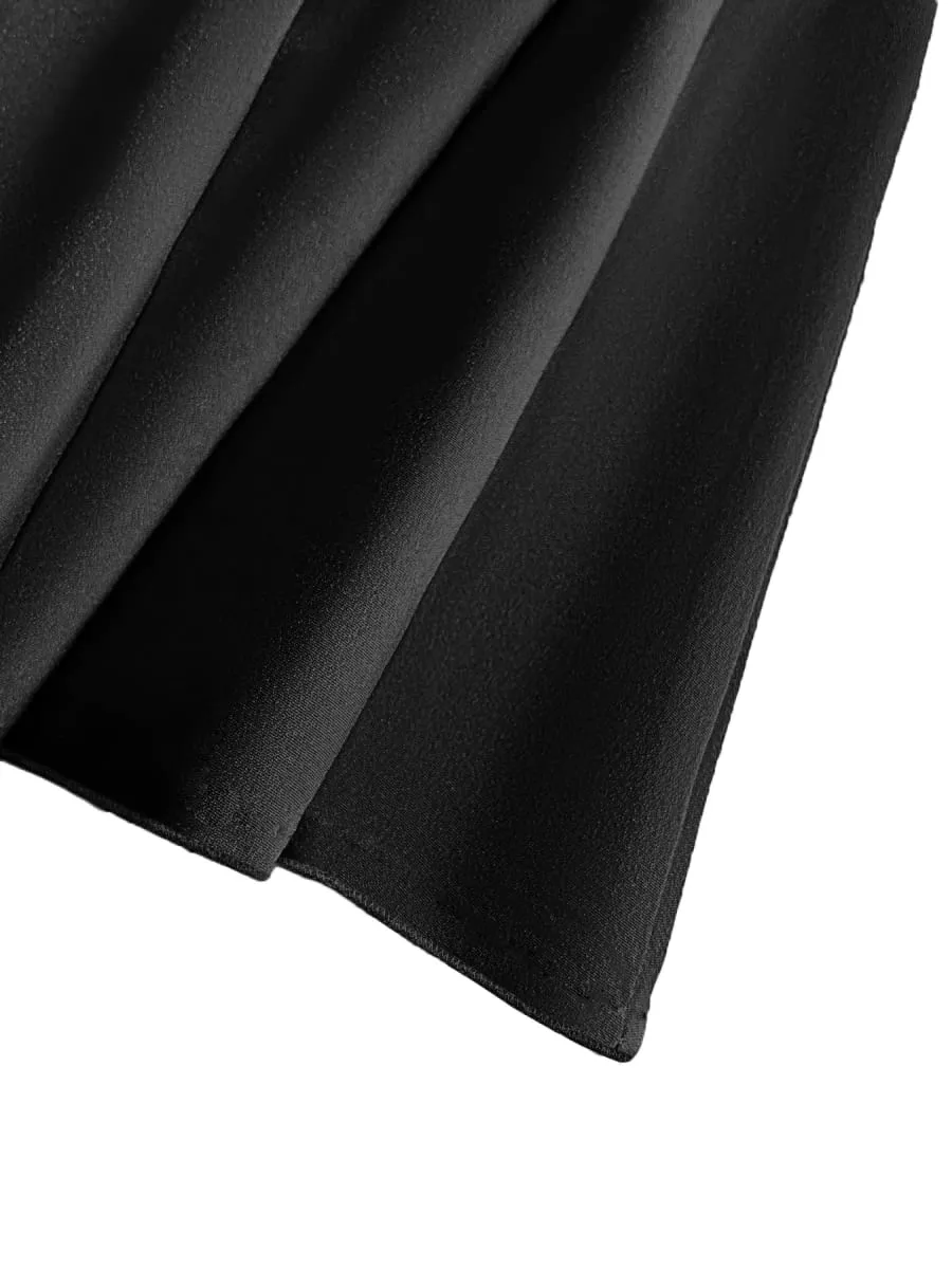Pure Color V-Neck Asymmetric Hem Plus Size Knit Spaghetti Strap Maxi Dress Soft Comfort Effortless Chic Casual All Season Lightweight Solid Flowy Sleeveless Long Dress For Curvy Women — image 6