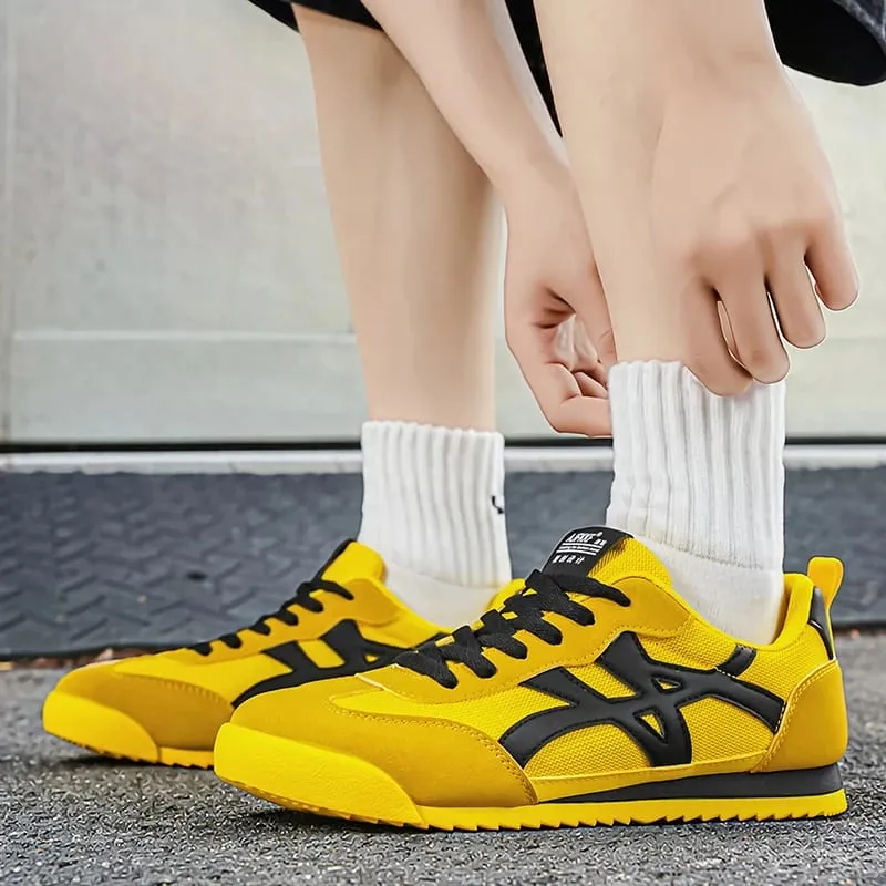 Men's Casual Shoes Fashion Sneakers Low Top Lace Up Lightweight Comfortable Breathable Walking Shoes For Daily Wear — image 7