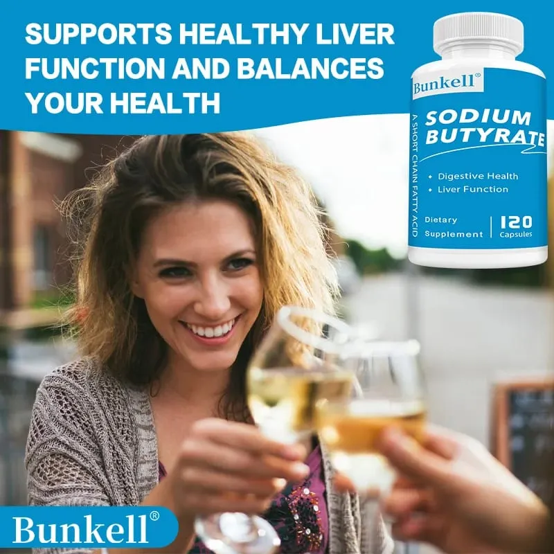 Sodium Butyrate Gut Health Supplement Postbiotic for Gut Stomach & Digestive Gut Wellness 120 Vegan Capsules — image 6