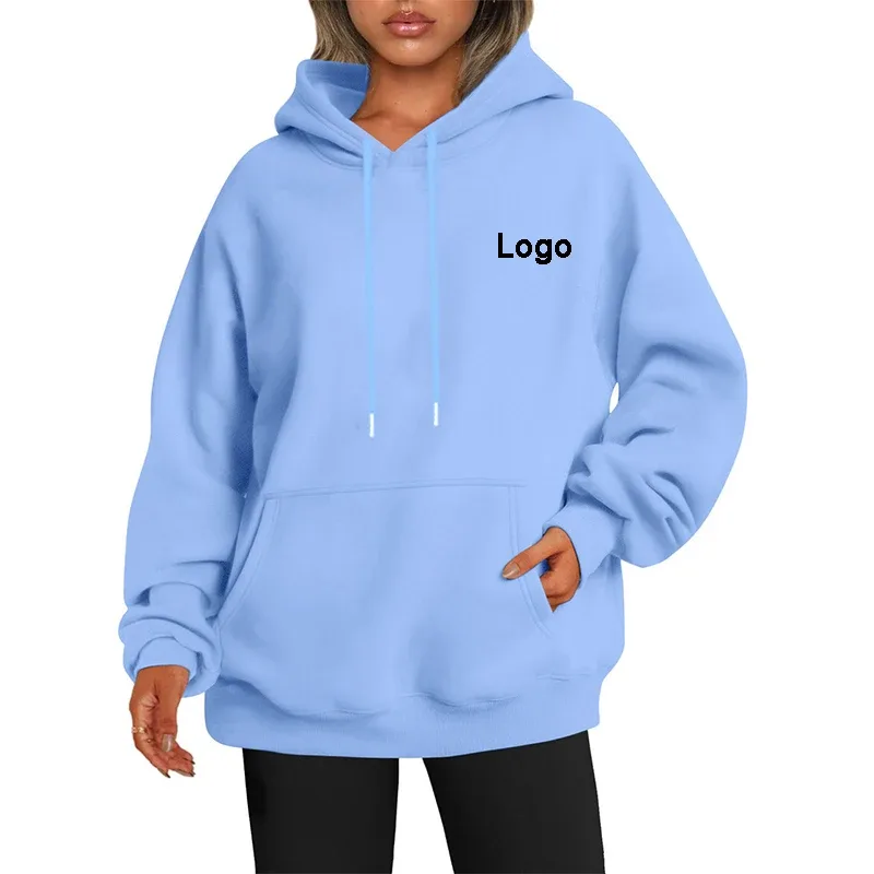 Customized Oversize Hoodies Women Fashion Printed Loose Long Sleeve Shoulder Drop Cuff Sweathsirts Streetwear Pullovers Sudadera — image 12