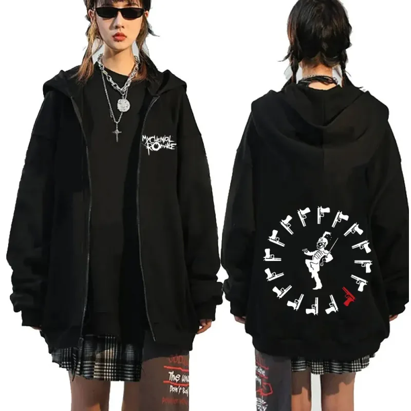 Rock Band My Chemical Romance Mcr Dead Zipper Hoodie Black Parade Punk Emo Zip Up Sweatshirt Men Fashion Vintage Hip Hop Hoodies — image 31