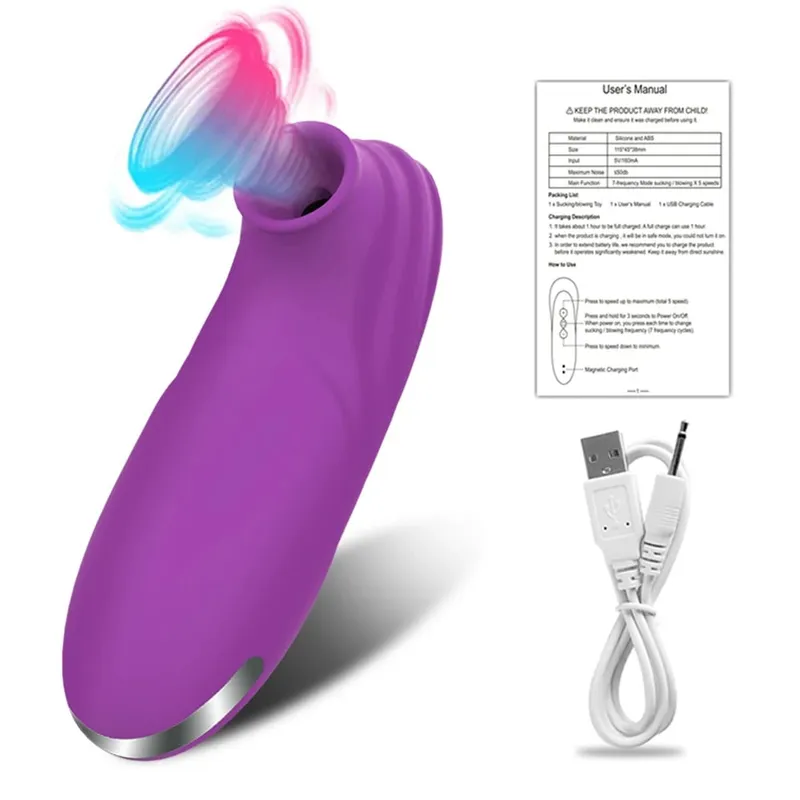 Clit Sucker Vibrator Vacuum Sucking Vibrating Clitoris Nipples Stimulator Female Masturbator Adult Goods Sex Toy for Women — image 12