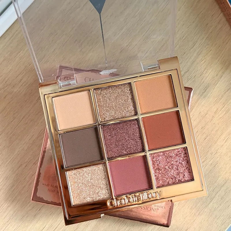 Charlotte Brand Latest Style 9 Colors Palette Eyeshadow & Highgloss Repair Gemstone Disc Nature Easy to Color Tilbury Cosmetics — image 12